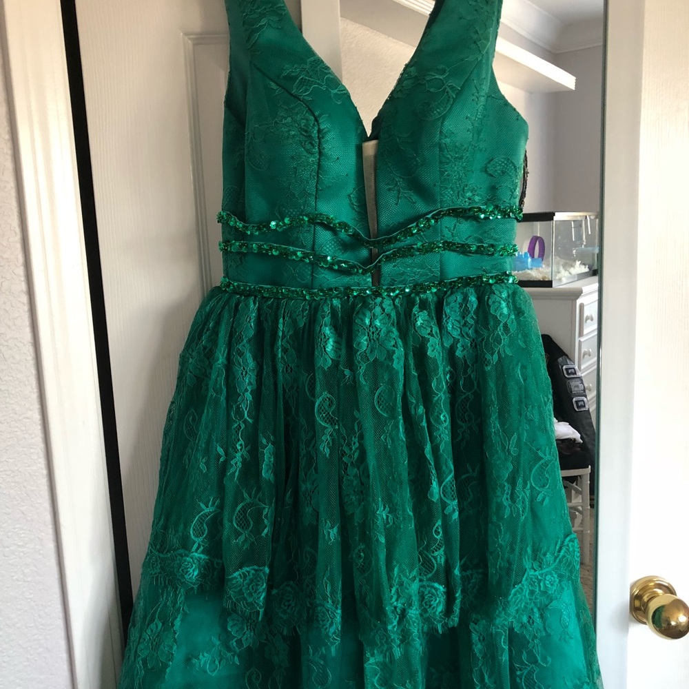 Hunter Green formal dress